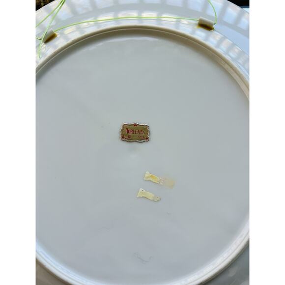 Vintage NORLEANS (Japan) Hand Painted 10 1/4” Collector Wall Plate Cottagecore - Picture 5 of 9